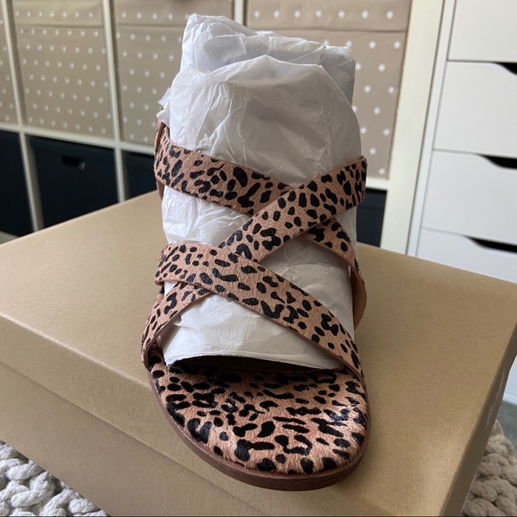 Madewell Alyssa Sandal in Spotted Calf Hair - Picture 6 of 11